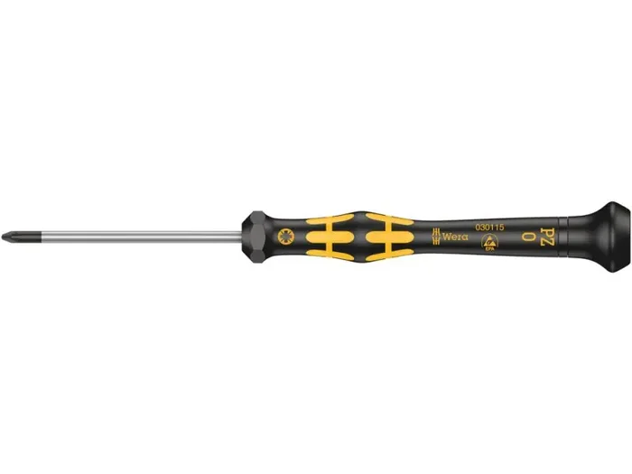 1555 PZ ESD Kraftform Micro Phillips screwdriver, PZ 0 x 60 mm