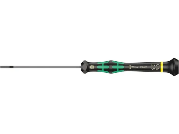 2035 Electronics Flathead Screwdriver, 0.40 x 2.5 x 80mm