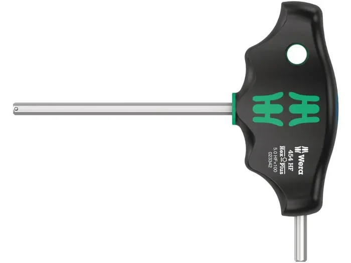 454 HF T-handle hexagonal screwdriver Hex-Plus with holding function, 5 x 100 mm