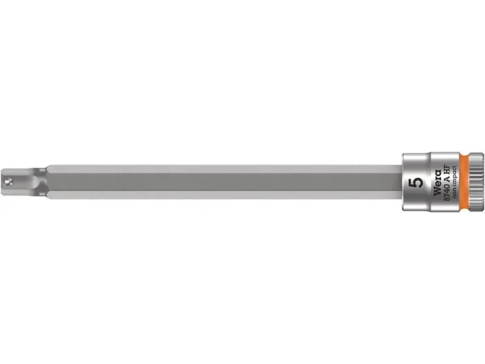 8740 A HF Zyklop Bitnuss mit 1/4″-Antrieb, mit Haltefunktion für Innensechskantschrauben, 5 x 100 mm