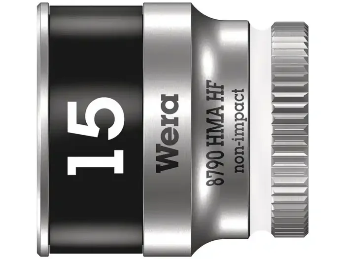 8790 HMA HF Zyklop 1/4″ drive socket with holding function, 15 x 23 mm