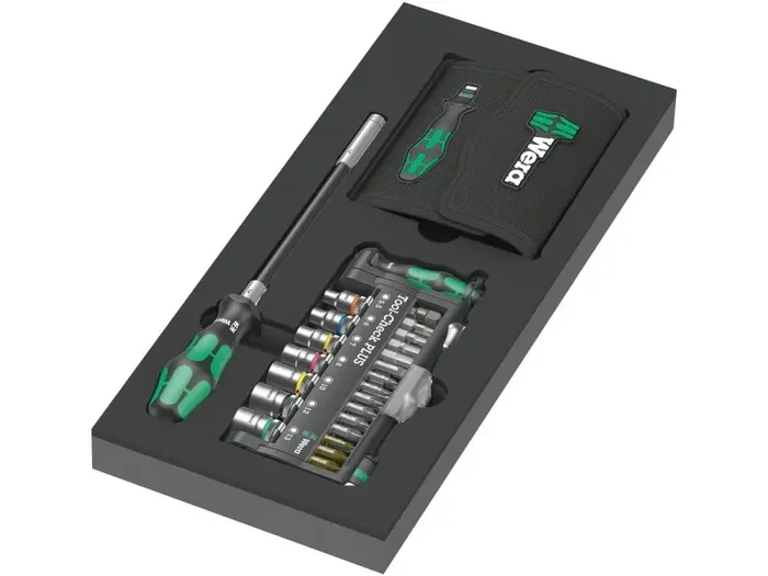 9750 Schaumstoffeinlage Kraftform Kompakt und Tool-Check PLUS Set 1, 57-teilig