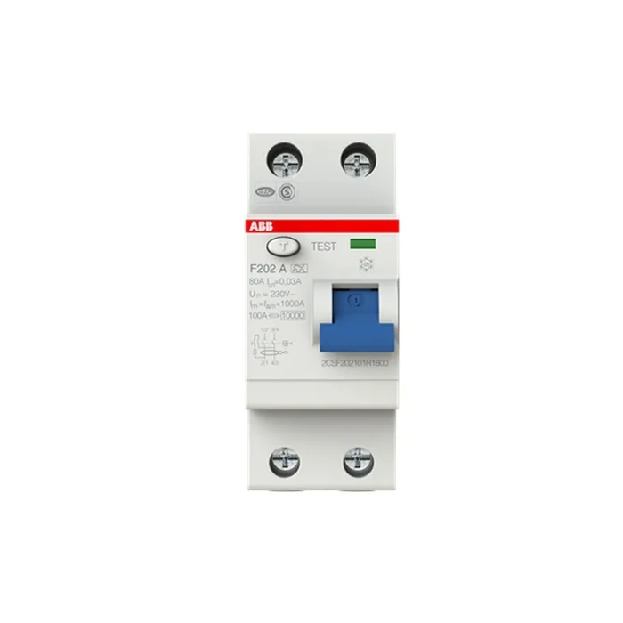 ABB Fehlerstrom Schutzschalter 2CSF202101R1800 Typ F202A-80/0,03