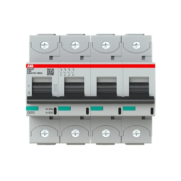 ABB Hochleistungs Sicherungsautomat 2CCG001235R0001 Typ S804P-C80