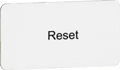 ABB Stotz S&J Texteinlage – Reset MA6-1047