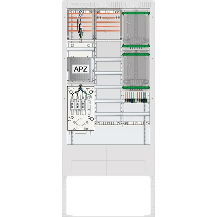 ABN Zähleranschluss Säule SZ207ZA2504R