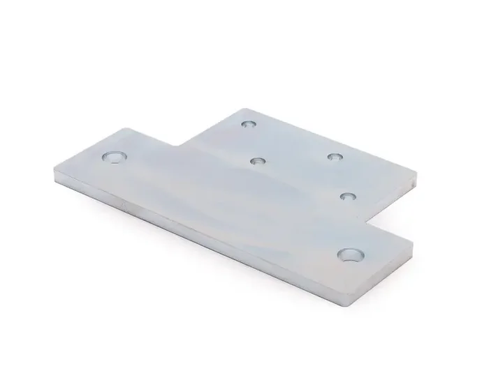 Adapterplatte 40×40 auf 20×80 5mm Stahl galvanisch verzinkt (MEA7601AP)
