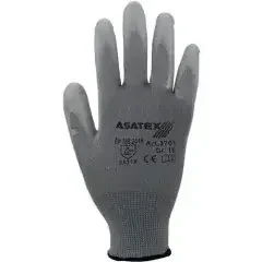 Asatex Handschuhe Gr.10 grau EN 388 PSA II Nyl.m.PU