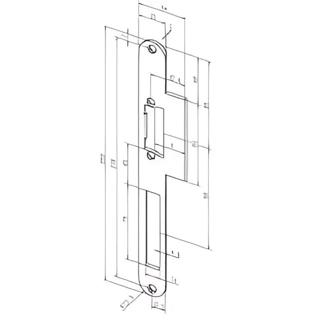 Assa Abloy Lappenschließblech ——-59B35-01