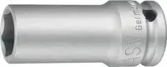 Asw Kraftschraubersteckschlüsseleinsatz 750 L 1 Zoll 6KT SW 30mm L.100mm