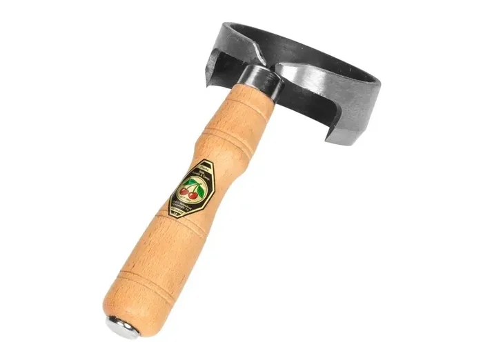 Barrel scraper, 1 wooden handle