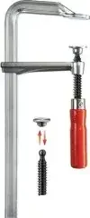 Bessey Ganzstahlschraubzwinge GZ Spann-W.400mm A.120mm Holzgriff