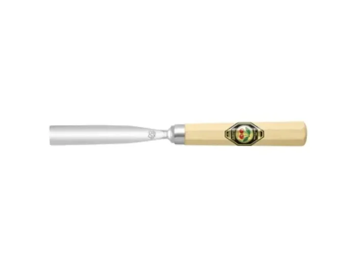 Bildhauerbeitel, gebogenes Hohleisen (Bohrer) Stich 11 – 20 mm