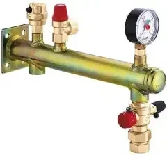 Caleffi GefäßAnschlussgruppe Fixcal 335 Sta 3/4Zx3 b m Schnellkupplung bis 20 kw