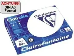 Clairefontaine Multifunktionspapier 1969C A3 80g ws 500 Bl./Pack.