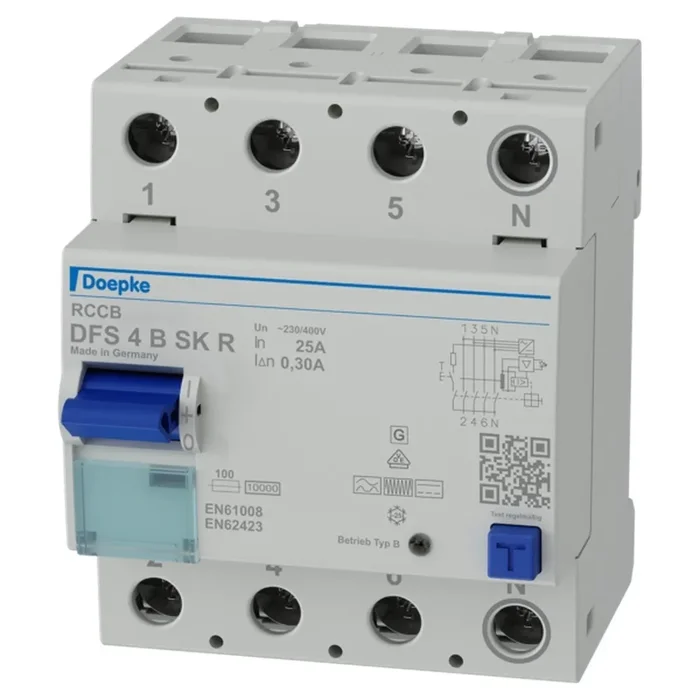 Doepke Fehlerstromschutzschalter 09126988 Typ DFS4 025-4/0,30-B SK R