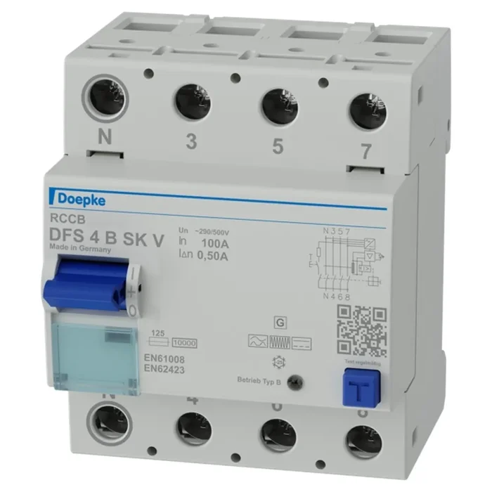 Doepke FI-Schalter 09167984 Typ DFS4 100-4/0,50-B SK V500