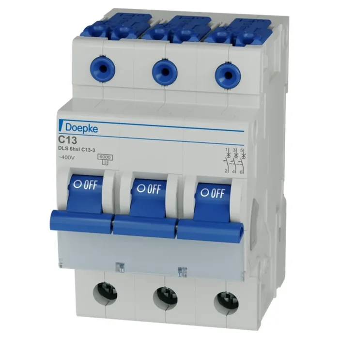Doepke LS Schalter 3p C Char 09917292 Typ DLS 6HSL C13-3 6KA