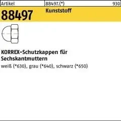 Dubo Schutzkappe R 88497 f.Sechskantmuttern f. M6/SW 10 Ku. grau 100St.