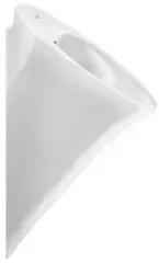 Duravit Absaug-Urinal WHITE TULIP rim. Zul von hinten ohne Fliege weiß WG