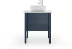 Duravit Aufsatzbecken LUV o ÜL HLB 420x270mm 1 HL gr sd-ma WG