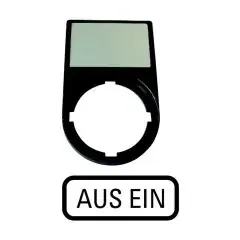 Eaton Tastenzusatzschildträger M22S-ST-D10