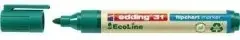 Edding Flipchartmarker 31 EcoLine 4-31004 1,5-3mm Rundspitze grün
