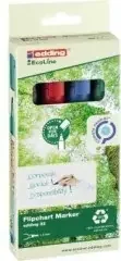Edding Flipchartmarker 32 EcoLine 4-32-4 1,5-3mm sortiert 4 St./Pack.