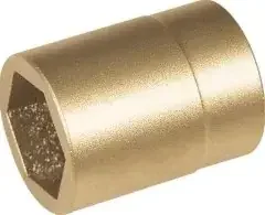 Endres Tools Steckschlüsseleinsatz 1/2 Zoll 6-kant SW 27mm L.46mm funkenfrei