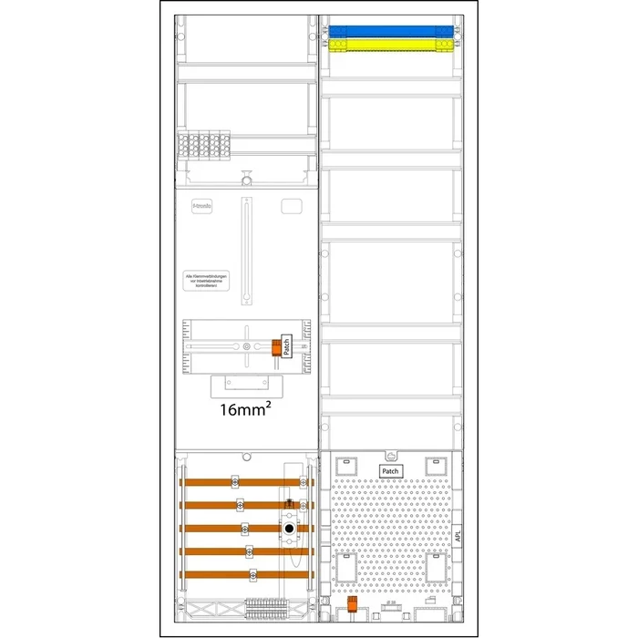 f-tronic Komplettschrank 7190202 Typ 3HZ721APZD01-16