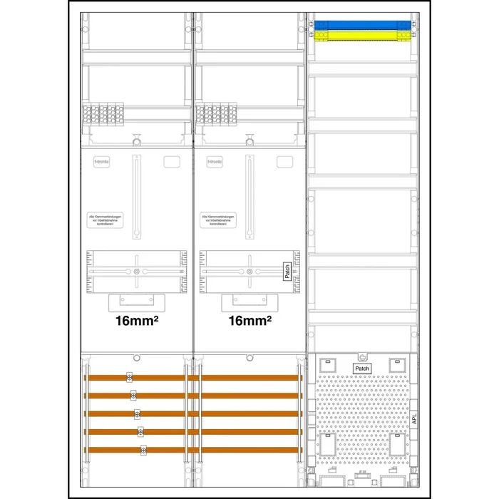 f-tronic Komplettschrank 7190601 Typ 3HZ732APZ-16