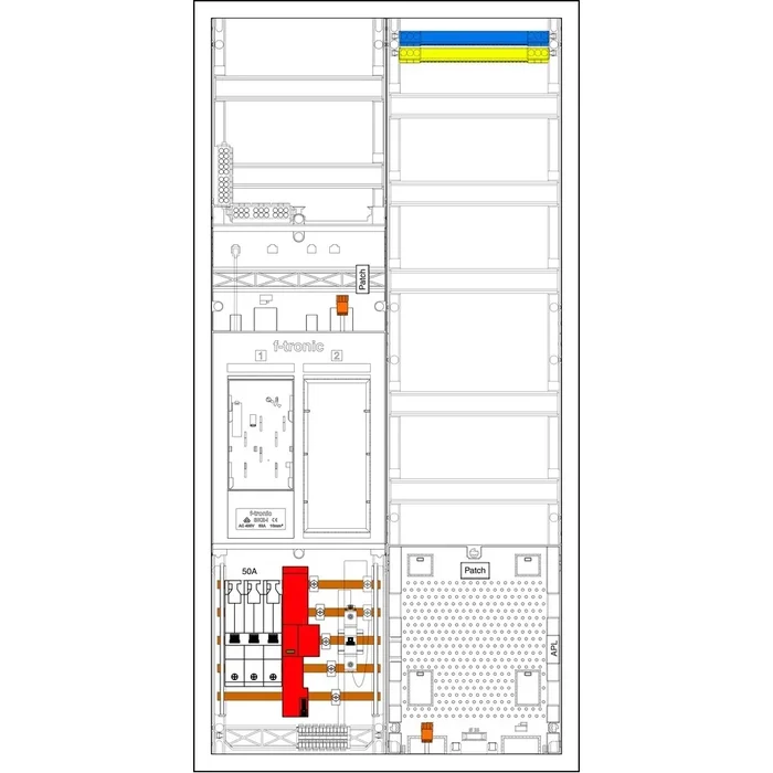 f-tronic Komplettschrank 7195125 Typ EHZ721APZ50B6ÜS