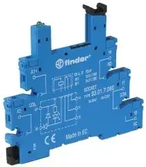 Finder Schraubfassung blau 93.01.3.240