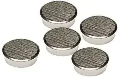 Franken Kraftmagnet HM30CR/5 rund 30mm silber 5 St./Pack.