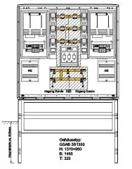 GSAB Elektrotechnik Doppel-Wandlermessung 22.W250.001-Doppel