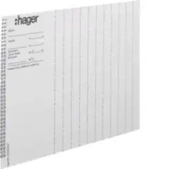 Hager Beschriftungsbögen,uniZ ZZ90B (VE10)