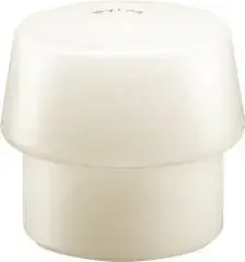 Halder Schonhammerkopf SIMPLEX Kopf-Ø 40mm Nyl.weiß hart