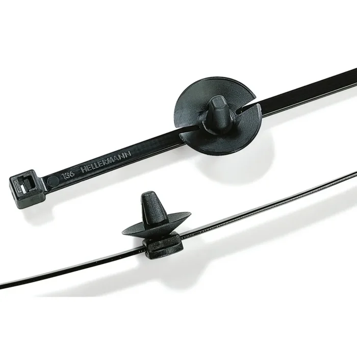 Hellermann Befestigungsbinder 150-37791 Typ T50ROSSFT6.5 16-3-PA66HS/PA66HIRHS-BK