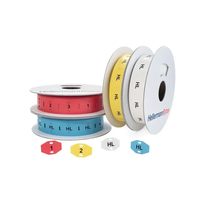 Hellermann Kennzeichnungsschild 556-80560 Typ TAGPU20X30-2-PUR-GN