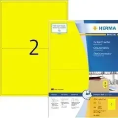 Herma Etikett 4565 199,6×143,5mm A4 gelb 200 St./Pack.