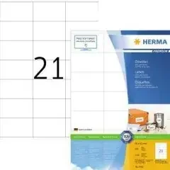 Herma Etikett PREMIUM 4451 70x42mm weiß 2.100 St./Pack.