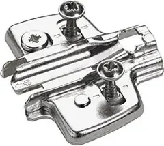 Hettich Kreuzplatte STA vern.D=3,0mm D.2,5mm m.Spanplattenschrauben