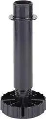 Hettich Sockelverstellfuß Korrekt Ku.schwarz 80mm Bereich -6/+30mm
