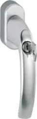 Hoppe Fenstergriff Atlanta 0530S/US952 Alu.F1/naturf.32-42mm abschl.
