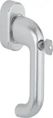 Hoppe Fenstergriff Paris 038S/UD9056 Alu.F1/naturfarbig SecuSan® 32-42mm