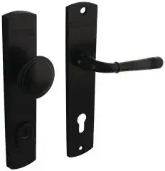 Intersteel Schutzgarnitur Helena Stahl/Zamak schwarz 92mm 38-84mm