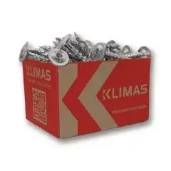 Klimas Tellerkopfschraube 8×320 Tellerkopf hell verz.TX40