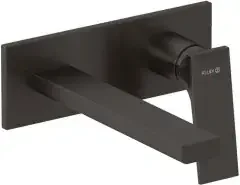 Kludi -DECUS 2-Loch-Wand-EHM 210mm Feinbau-Set Brushed Gunmetal PVD