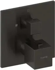 Kludi -DECUS UP-Brause-THM.,Feinbau-Set mit Funktionseinheit Brushed Gunmetal