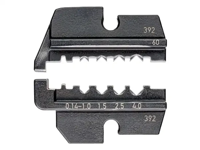 KNIPEX 97 49 60 Crimpeinsatz für gedrehte Kontakte (HTS + Harting)